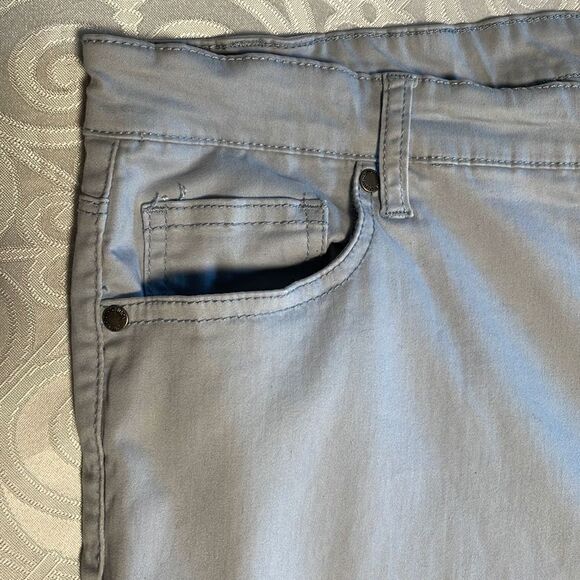 Buffalo David Bitton light blue Daily mid-rise stretch skinny ankle grazer 16/36 - Picture 3 of 11